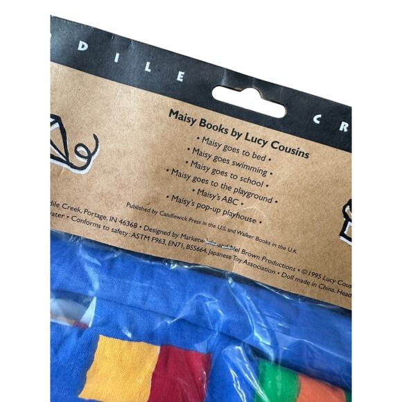 Vintage 1995 Maisy Play Set 8" Plush Toy Outfits Toys & More NEW Crocodile Creek - Picture 6 of 10